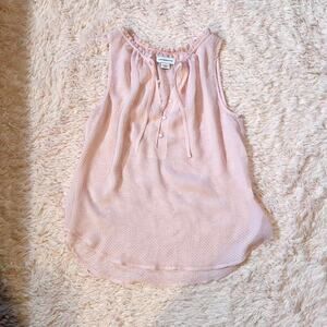 Liz Claiborne Gingham Delicate Sheer Fairy Core Romantic Coquette Twee Soft Tank